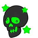 Стикер 5 из набора «Toxic Skull @Stickersey»