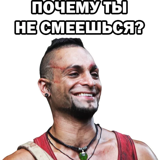 Стикер 12 из набора «Ваас Монтенегро (@yamstickers)»