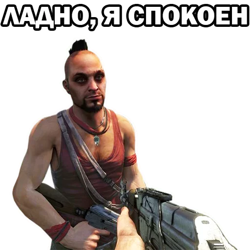 Стикер 18 из набора «Ваас Монтенегро (@yamstickers)»