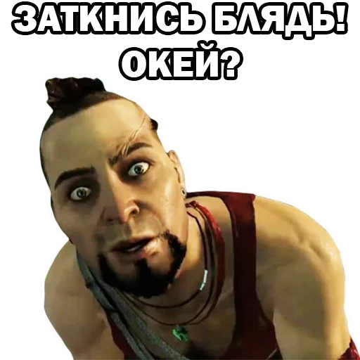 Стикер 7 из набора «Ваас Монтенегро (@yamstickers)»