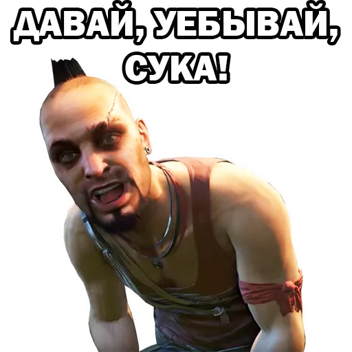 Стикер 8 из набора «Ваас Монтенегро (@yamstickers)»