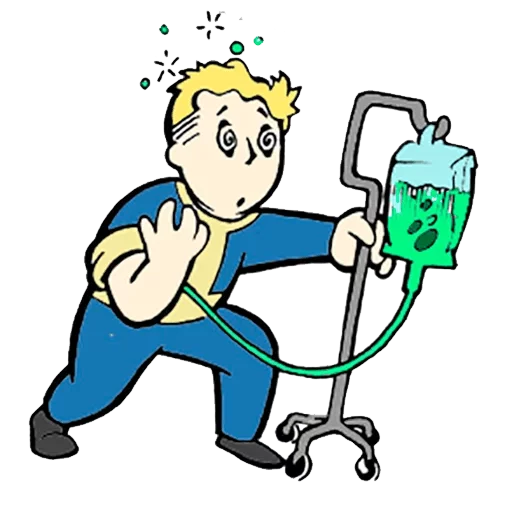 Стикер 13 из набора «Vault boy»