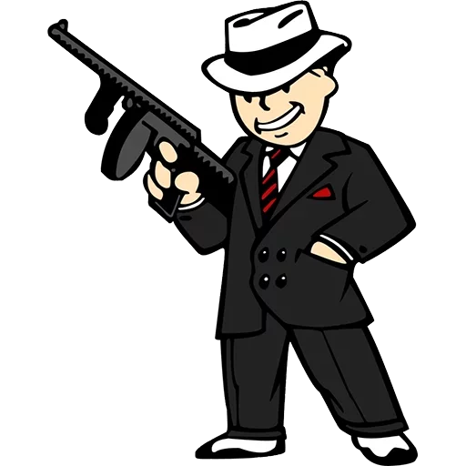 Стикер 16 из набора «Vault boy»