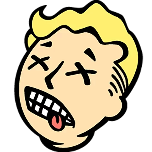 Стикер 20 из набора «Vault boy»