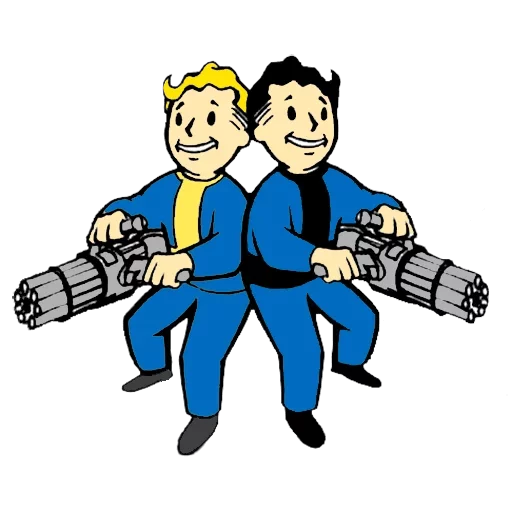 Стикер 4 из набора «Vault boy»