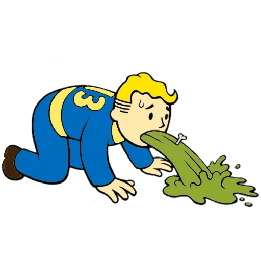 Стикер 5 из набора «Vault boy»