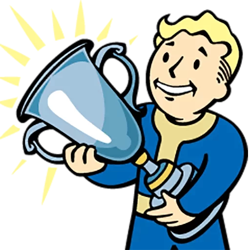 Стикер 8 из набора «Vault boy»