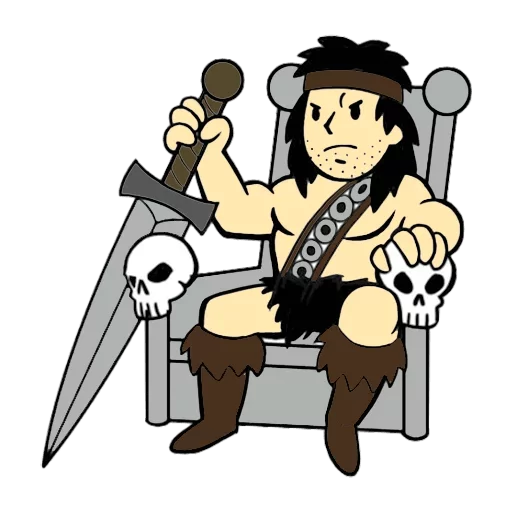 Стикер 10 из набора «Vault boy»