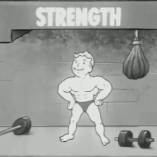 Стикер 11 из набора «Vault Boy @flowwercat»