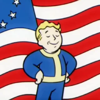 Стикер 3 из набора «Vault Boy @flowwercat»