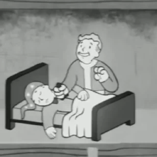 Стикер 7 из набора «Vault Boy @flowwercat»