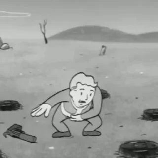 Стикер 8 из набора «Vault Boy @flowwercat»