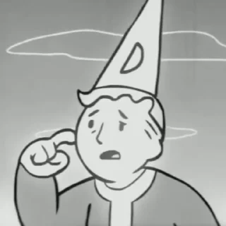 Стикер 10 из набора «Vault Boy @flowwercat»