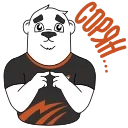 Стикер 6 из набора «Бро из Virtus.prо @TgSticker»