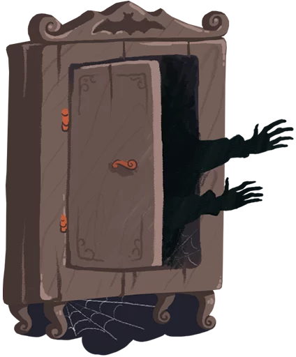 Стикер 5 из набора «Boo!»
