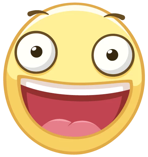 Стикер 5 из набора «smilies»