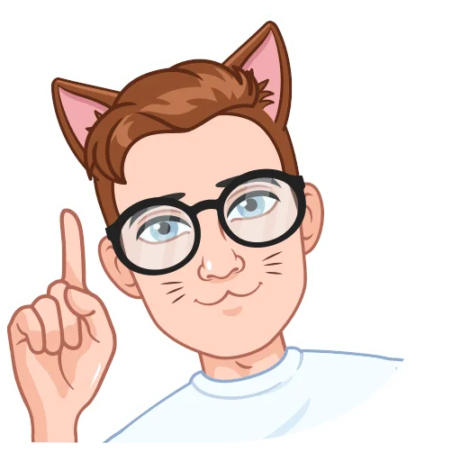 Стикер 1 из набора «Учебный vmoji  @stickers_vk»