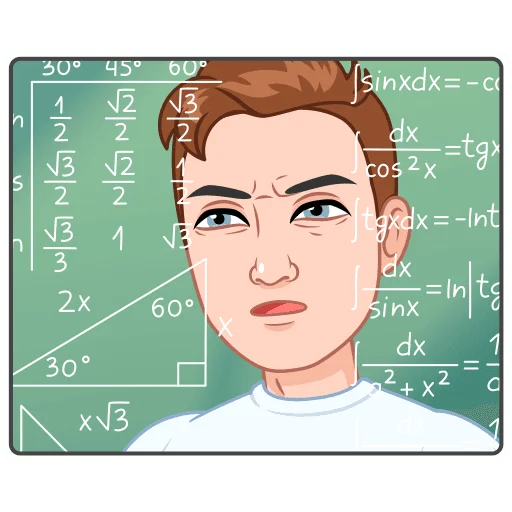 Стикер 10 из набора «Учебный vmoji  @stickers_vk»