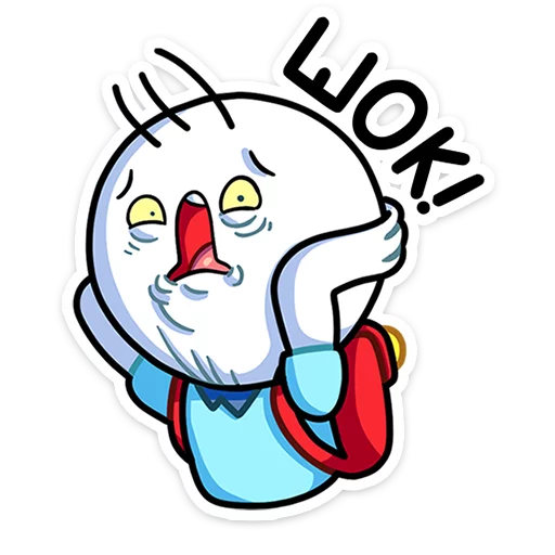 Стикер 4 из набора «Вовчик :: @stickroom»