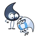 Стикер 14 из набора «Yin Yang by @shurmin_jpg»