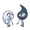 Стикер 18 из набора «Yin Yang by @shurmin_jpg»