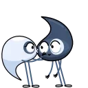 Стикер 8 из набора «Yin Yang by @shurmin_jpg»