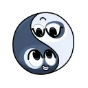 Стикер 10 из набора «Yin Yang by @shurmin_jpg»
