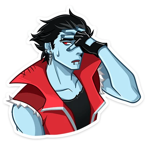 Стикер 12 из набора «Зейн V от @TgSticker»