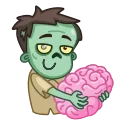 Стикер 2 из набора «Zombie»