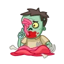 Стикер 11 из набора «Zombie»