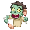 Стикер 14 из набора «Zombie»