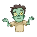 Стикер 17 из набора «Zombie»